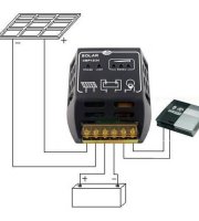 PWM solárny nabíjací regulátor 10A
