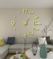 Dizajnové hodiny zlaté
