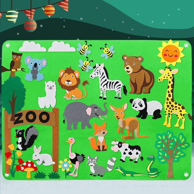 Rozprávková rozvojová hračka zoologická záhrada