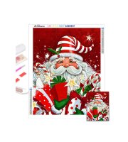 Vianočný balíček na diamantové vyšívanie - Santa Claus