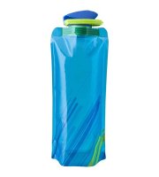 Skladacia vodná fľaša (700 ml) Modrá