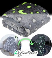 Svietiaca deka so vzorom hviezd