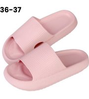 Dámske ľahké letné papuče s hrubou podrážkou Ružové, veľkosť 36-37