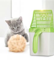 Lopatka na čistenie podstielky pre mačky