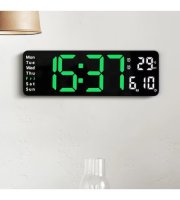 Digitálny nástenný budík s kalendárom a teplomerom