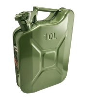 Benzinový kanister - kov - 10 L - zelený