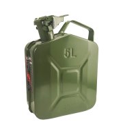 Benzinový kanister - kov - 5 L - zelený