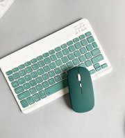 Bezdrôtová klávesnica s myšou tmavozelená