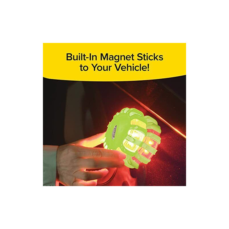 Núdzový signalizačný disk pre autá, zelený