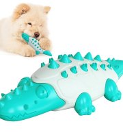 Hračka pre psy - krokodíl na žuvanie, modrá