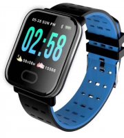 Smart A6 hodinky modré