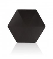 Otočná kovová hračka, Dekorácia na písací stôl 6-stranná čierna