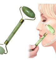 Masážny valec na tvár z jadeitu