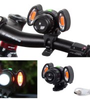 Predné LED osvetlenie na bicykel so 4 režimami