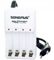 Songpus - Nabíjačka na 4 batérie, s ochranou proti prebitiu