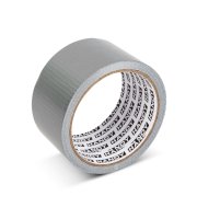 Všeobecná lepiaca páska - s textilným vláknom - strieborná - 10 m x 48 mm