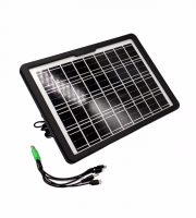Solárny nabíjací panel, s univerzálnou nabíjačkou, 15W