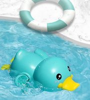 Roztomilá plávajúca kúpacá hračka Modrá kačka