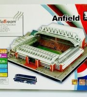 3D Puzzle štadióna Anfield Road Liverpool
