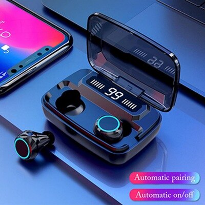 M11 Bluetooth headset s digitálnym nabíjacím puzdrom