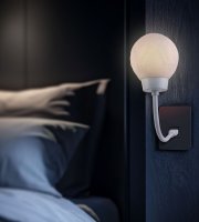 Nočné náladové svetlo - Mesačná lampa - Teplá biela - USB