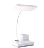 Flexibilná LED stolná lampa so stojanom na perá