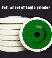 10 ks krátkovláknitých leštiacich kotúčov z vlny na leštičku