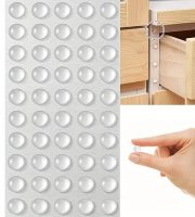 Sada 50 ks samolepiacich gumových dorazov na dvere