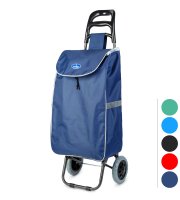 Vyťahovacia nákupná taška na kolieskach - 5 farieb - 100 x 36 x 25 cm - polyester - max 30 kg