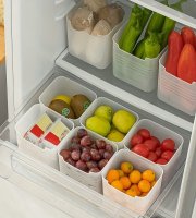 Súprava 3 ks organizérov do chladničky
