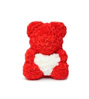 Macík z ruží - Červený - 25 cm