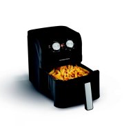 GOURMETMAXX Teplovzdušná fritéza/ Airfryer mechanická matná čierna 4L 1400W