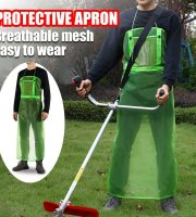 Priedušná sieťová záhradnícka zástera s vreckami