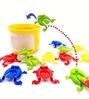 Skákacia žaba hračka 24 ks