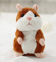 Interaktívna hračka hovoriaci škrečok Svetlo hnedý