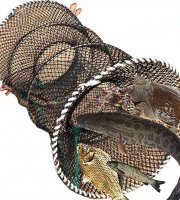 Odolná skladacia rybárska sieť