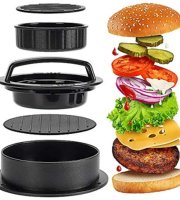 Plastový výrobník hamburgerov/fašírok ~12,5 cm