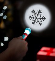 Vianočná baterka - LED, 5 druhov svetelných vzorov