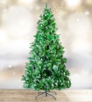 Umelý stromček - 210 cm - PVC - zasnežený