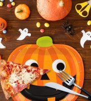 Papierový tanierový set - tekvica - 19 cm - 8 ks / balenie