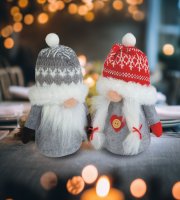 Vianočný škandinávsky škriatok - 20 x 11 x 8 cm - 2 druhy