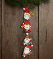 Vianočná dekorácia - škriatok - 75 cm