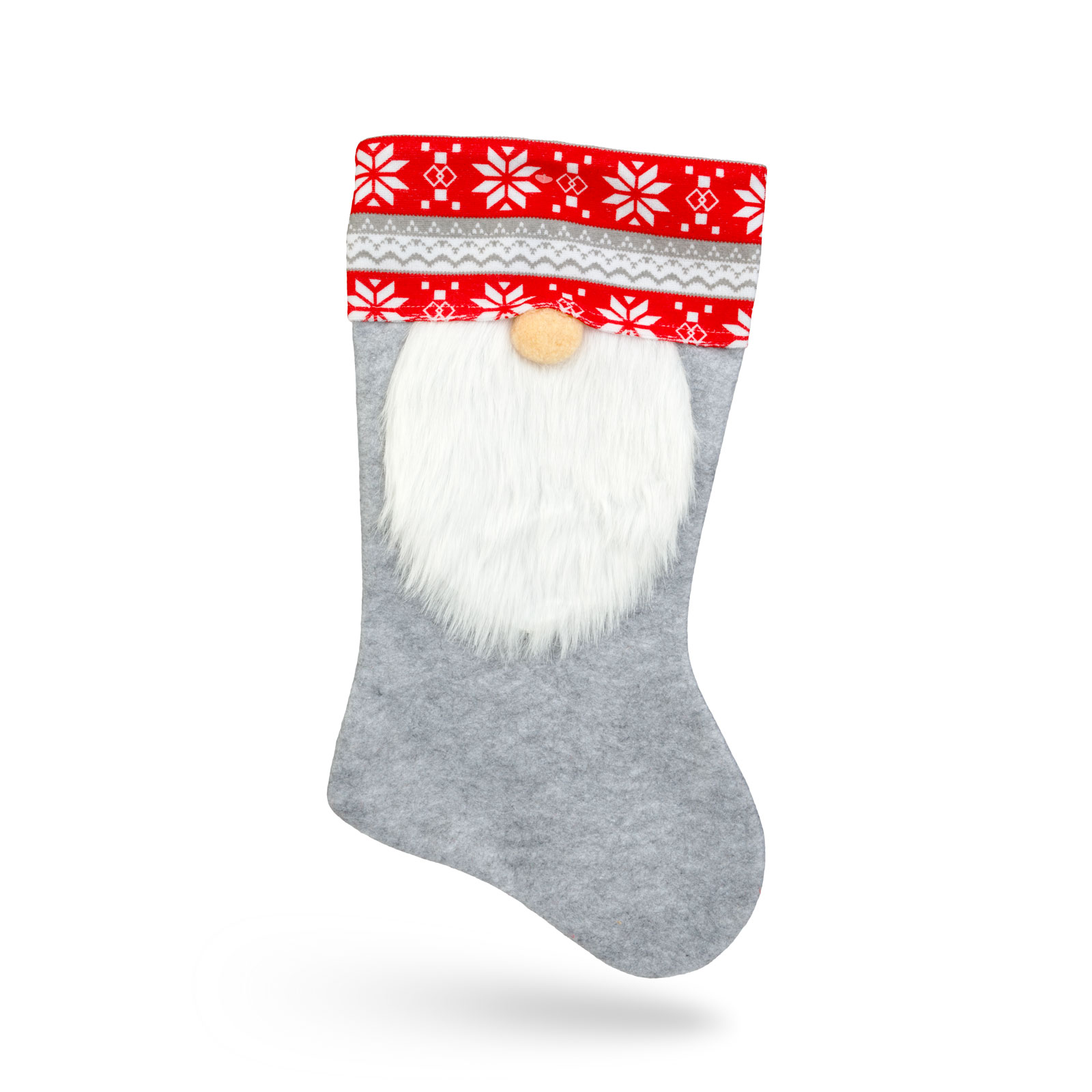 Vianočná čižma - 45 cm - textil - 2 druhy