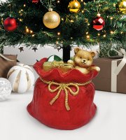  Stojan na vianočný stromček – vrece Santa Clausa – umelý kameň – 41,5 x 31 x 42,5 cm