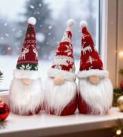 Vianočný škandinávsky škriatok - 28 cm - 3 druhy