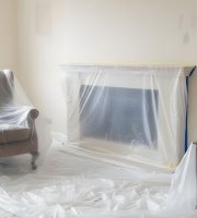 Ochranná fólia s maskovacou páskou – 20 × 2,5 m – 7 µm