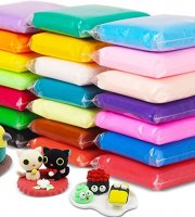 Farebná super inteligentná plastelína 6 ks s 3 nástrojmi na tvarovanie