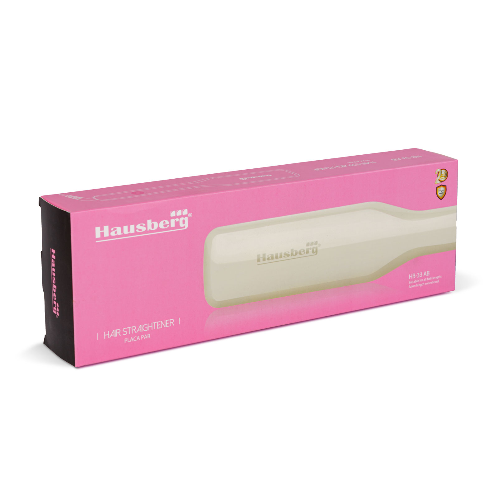 Hausberg elektrický vlasový styler – biely – 42 W – 230 °C