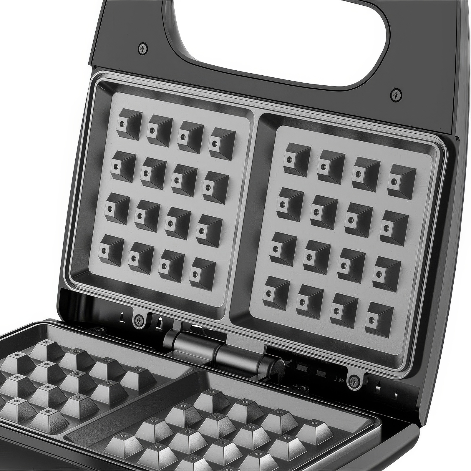 WinningStar Nepriľnavý vaflovač - 750 W