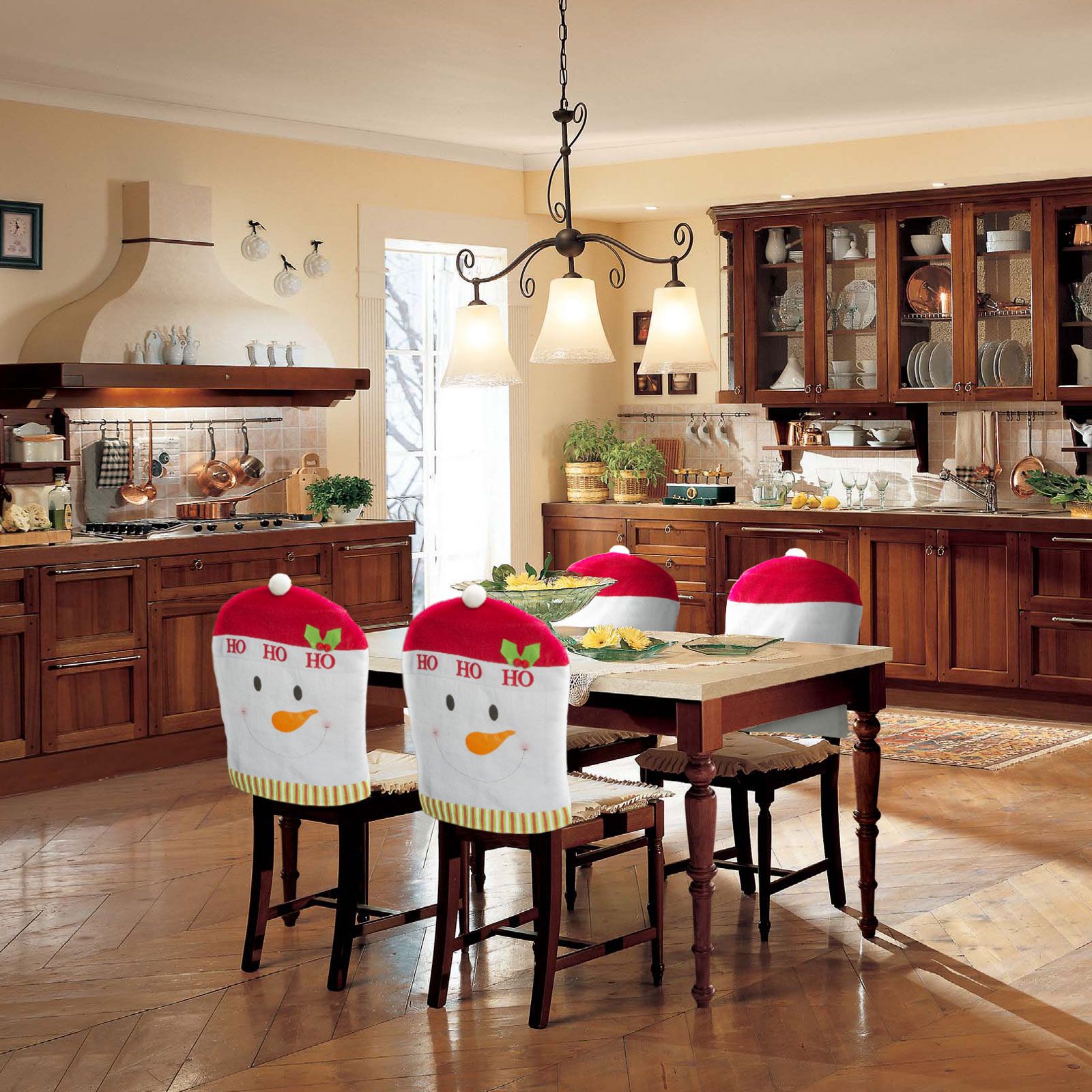 Ozdoba na stoličku - Snehuliak 50 x 60 cm